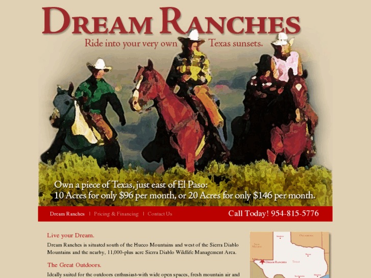 www.thedreamranches.com