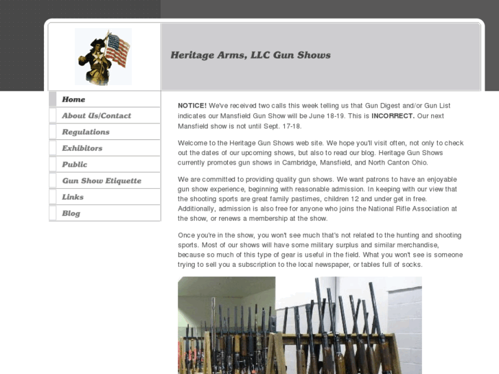 www.heritagegunshowsohio.com