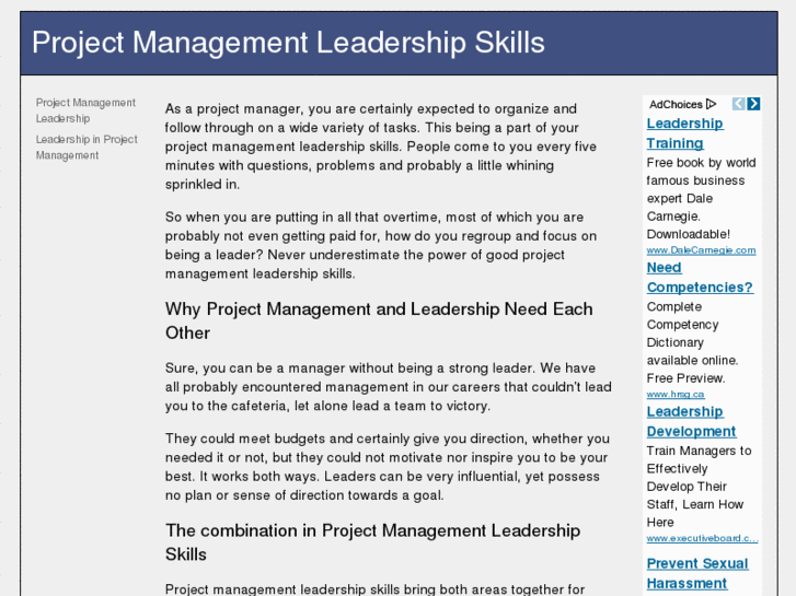 www.projectmanagementleadership.com