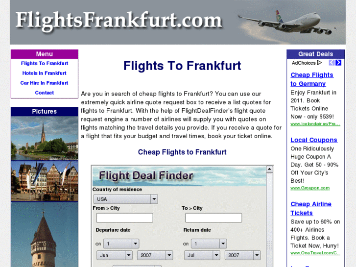 www.flightsfrankfurt.com
