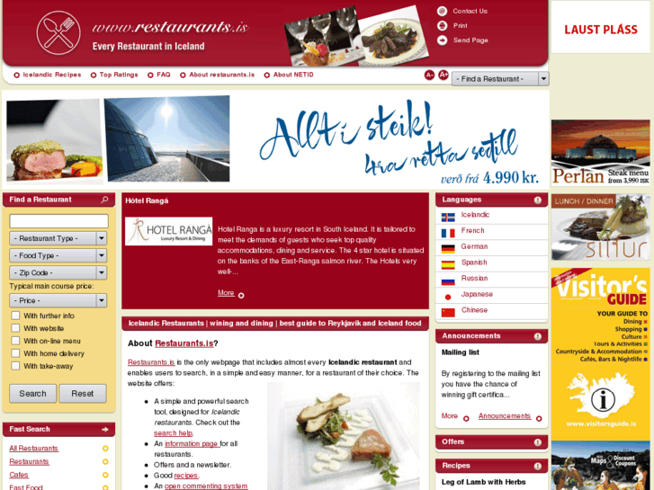 www.restaurants.is