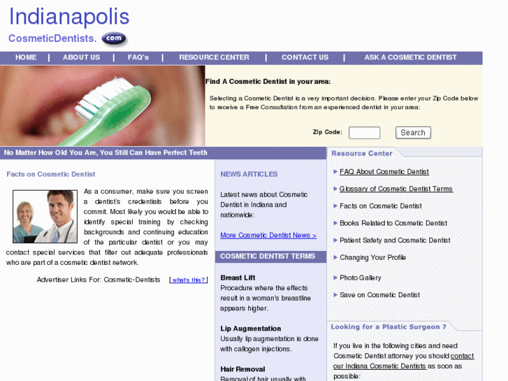 www.indianapoliscosmeticdentists.com