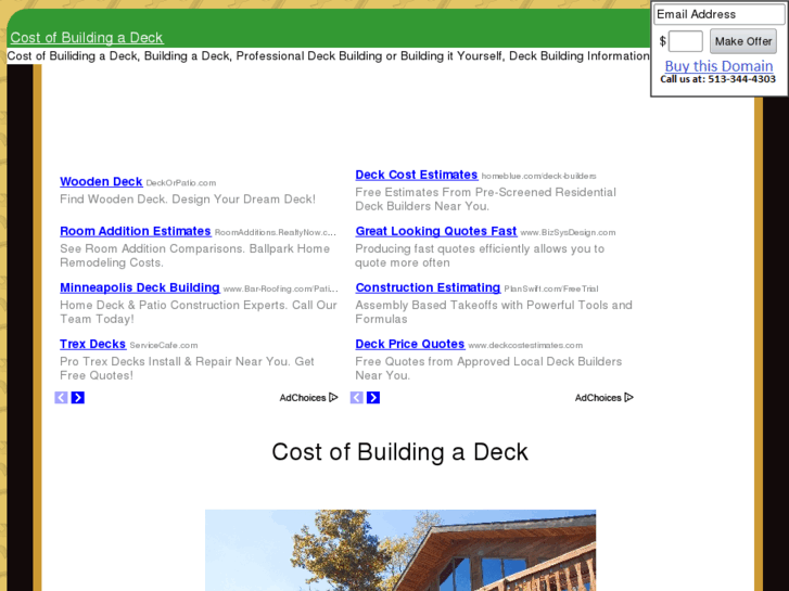 www.costofbuildingadeck.com