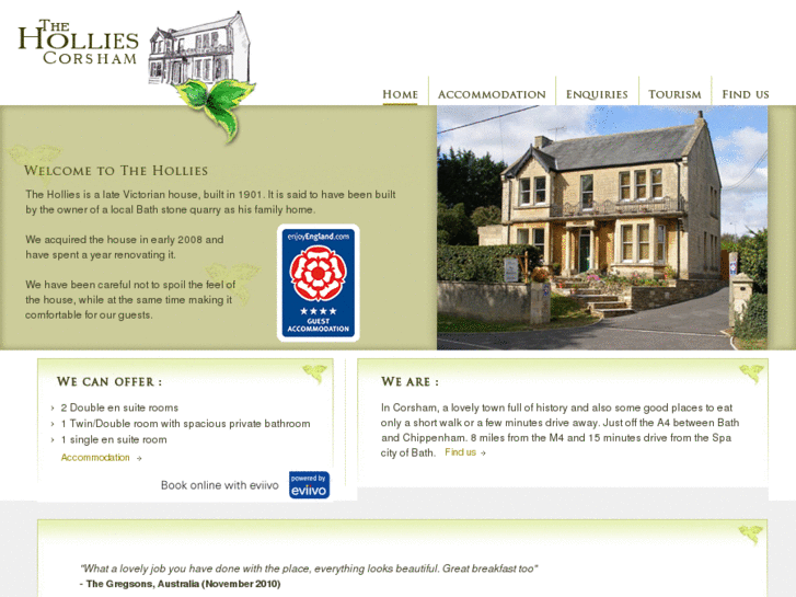 www.holliesbandb.com