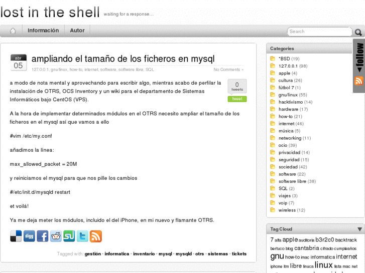 www.lostintheshell.net