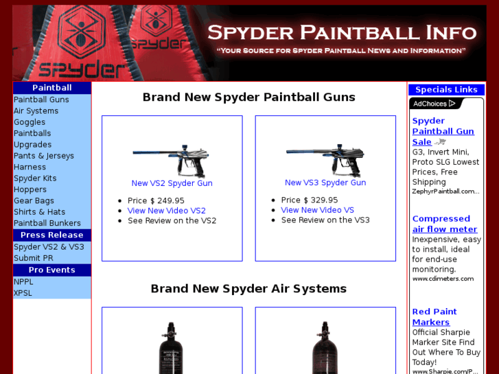 www.spyderpaintballinfo.com