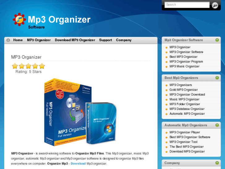 www.mp3organizer.us