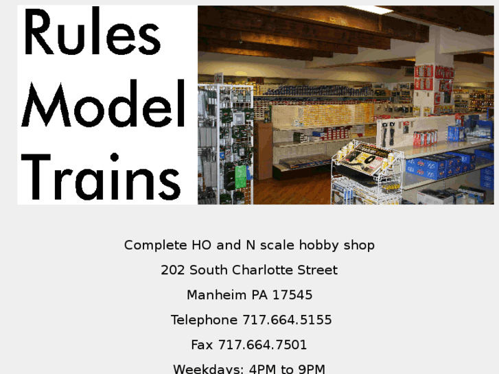 www.rulesmodeltrains.com