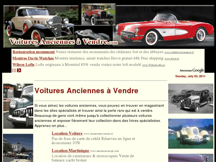 www.voituresanciennesavendre.com