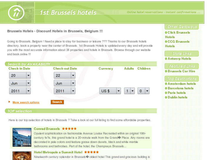www.1stbrusselshotels.com