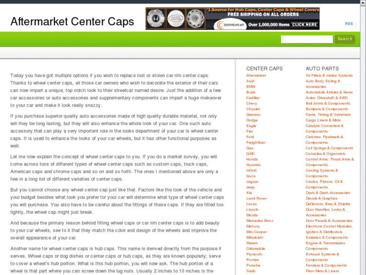 www.aftermarketcentercaps.info