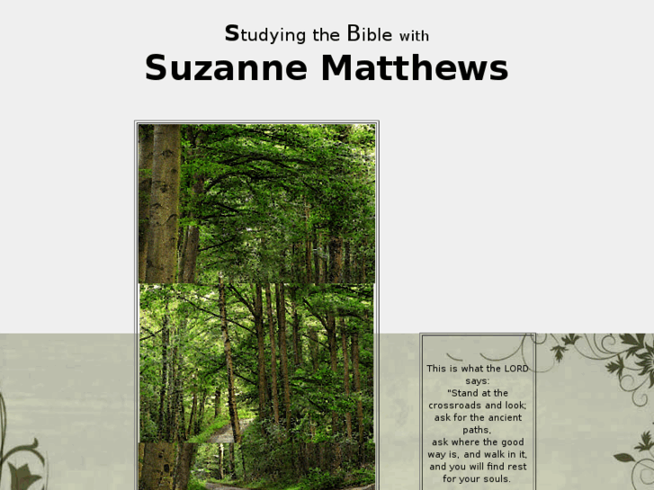 www.suzannewmatthews.com