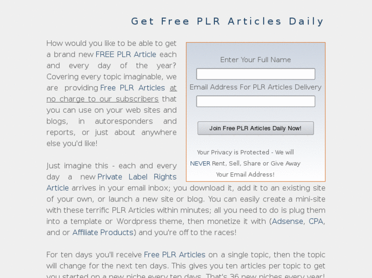 www.free-plrarticles.com