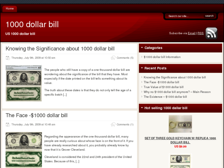 www.1000dollarbill.net