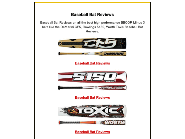 www.baseball-bat-reviews.com