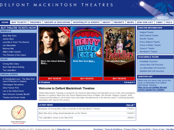 www.delfontmackintoshtheatres.com