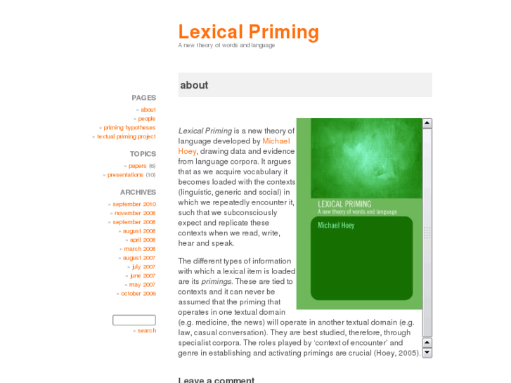 www.lexicalpriming.org