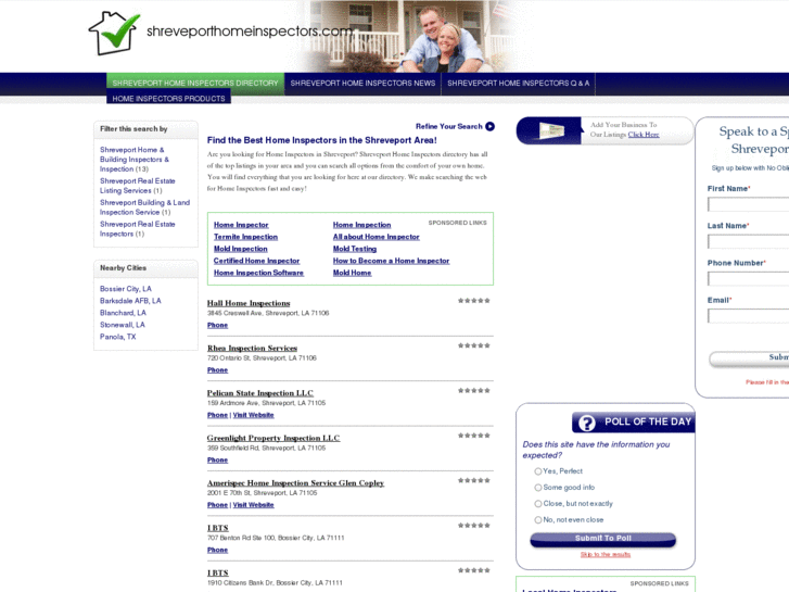www.shreveporthomeinspectors.com