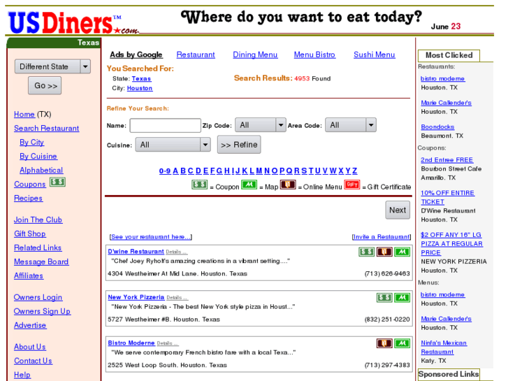 www.houstondiners.com