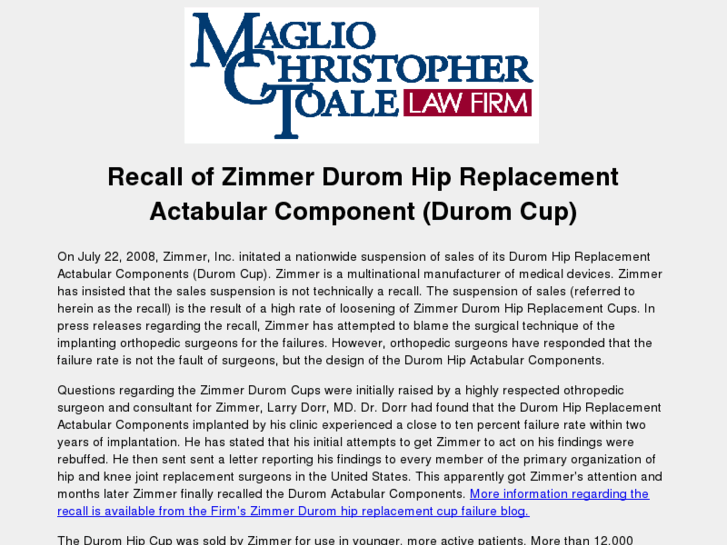 www.durom-recall.com