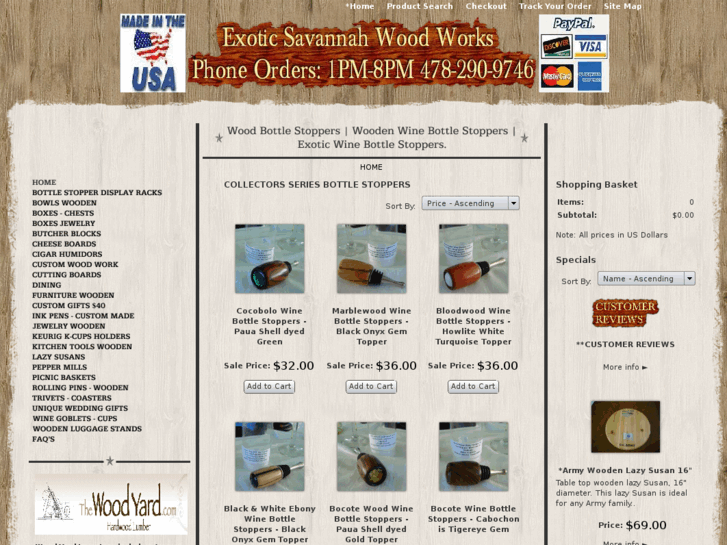 www.exoticsavannahwoodworks.com