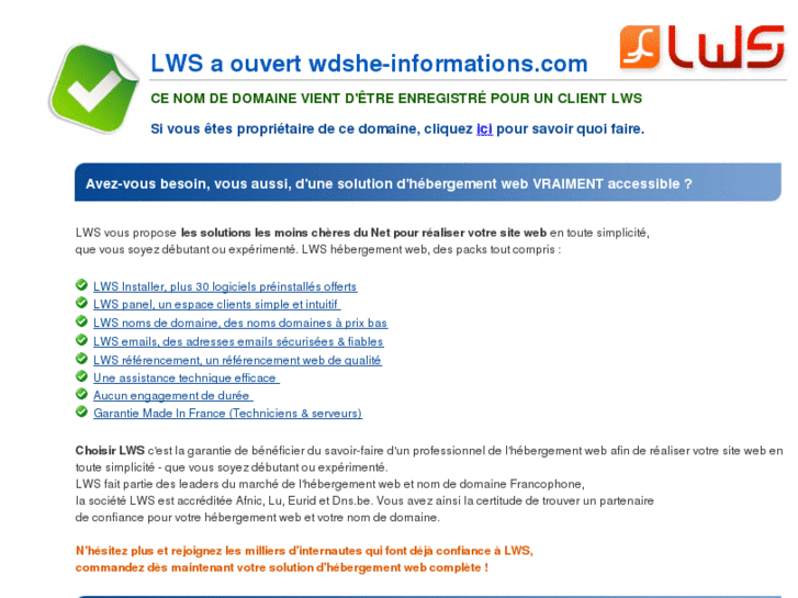 www.wdshe-informations.com