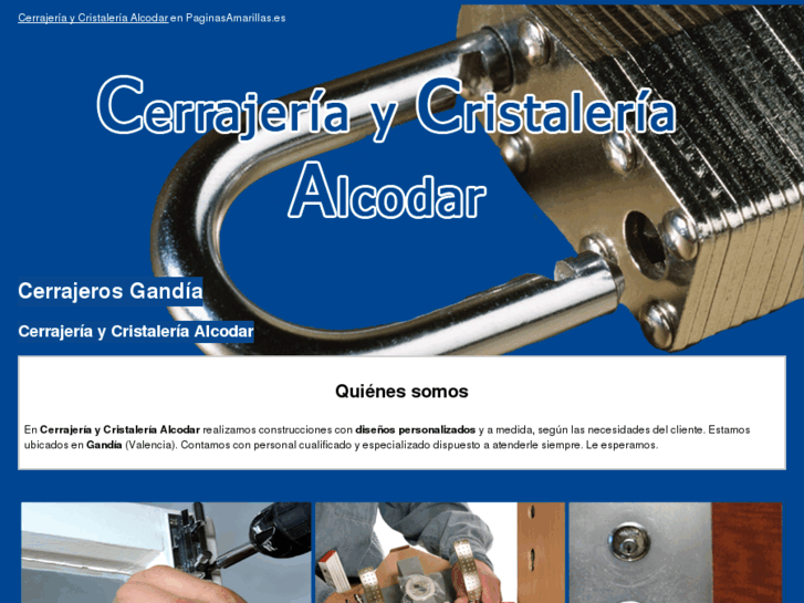 www.cerrajeriaycristaleriaalcodar.es