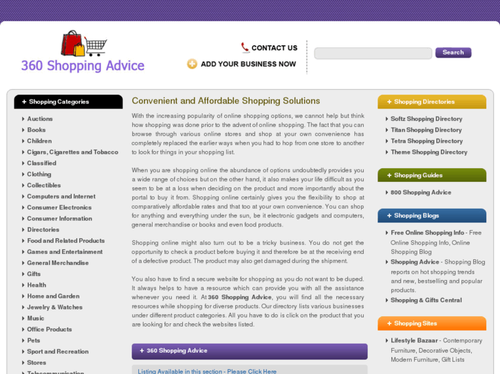 www.360shoppingadvice.com