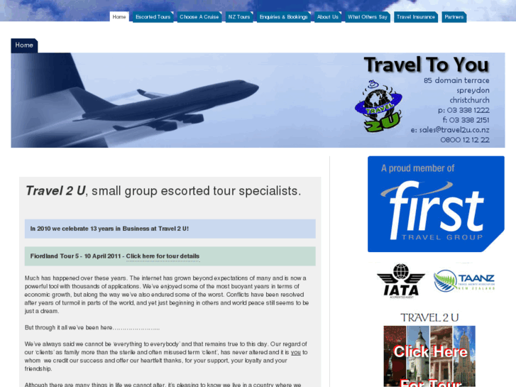 www.travel2u.co.nz