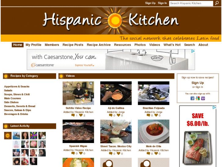 www.hispanickitchen.com