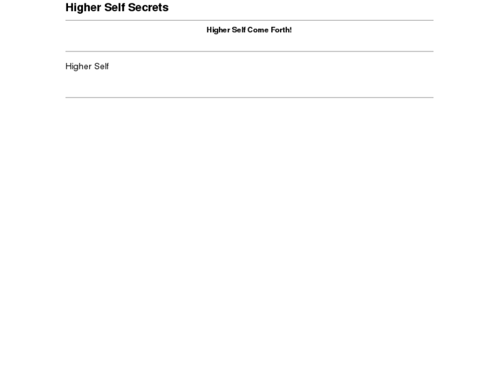 www.higher-self.org