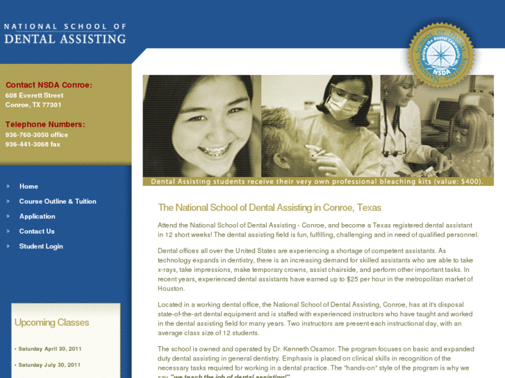 www.schoolofdentalassisting-conroe.com