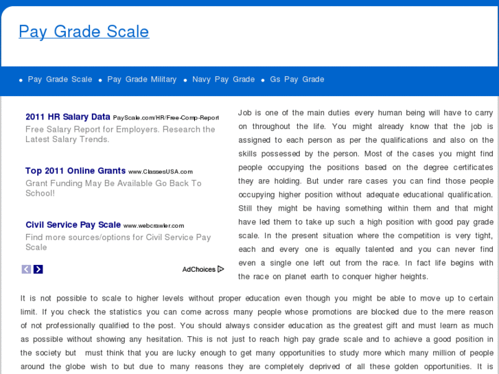 www.paygradescale.com