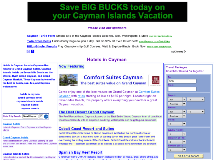 www.hotelsincayman.com