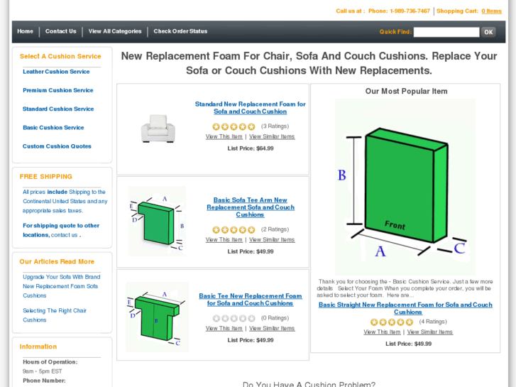 www.newreplacementfoamsofacouchcushions.com