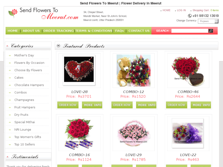 www.sendflowerstomeerut.com