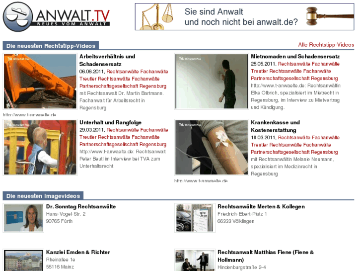 www.anwalt.tv