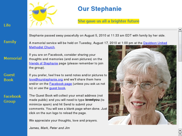 www.ourstephanie.org