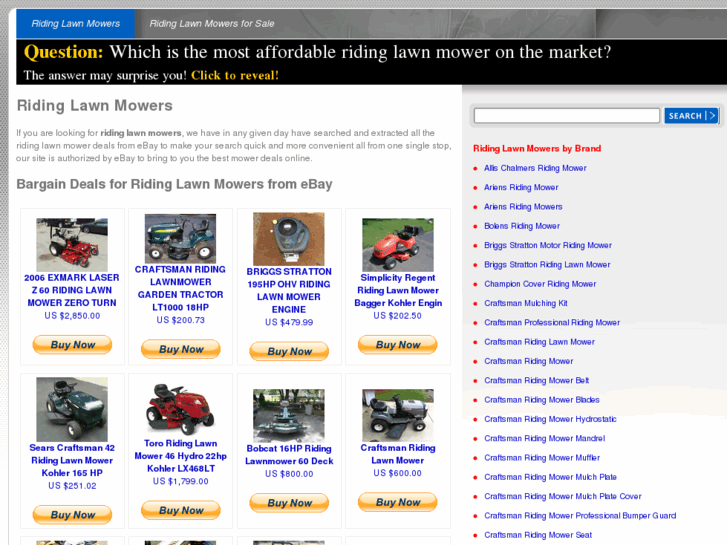 www.riding-lawn-mowers.org