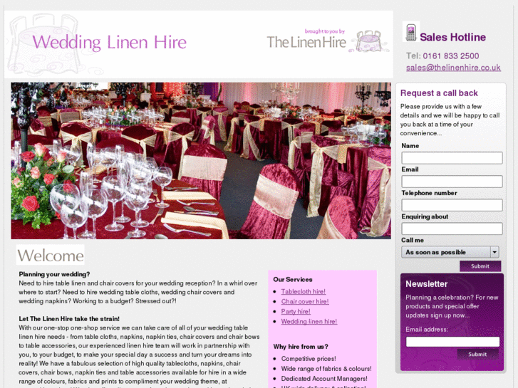 www.weddinglinenhire.com
