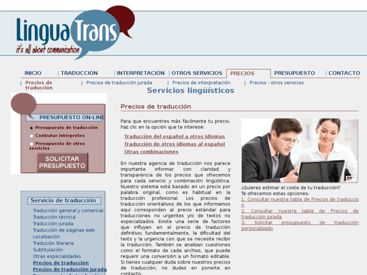 www.preciostraduccion.info
