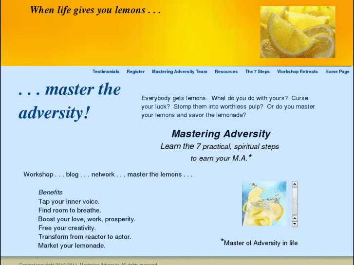 www.masteringadversity.com