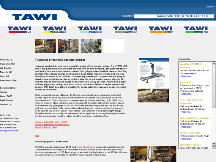 www.pneumaticvacuumlifter.us