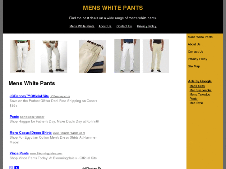 www.menswhitepants.org