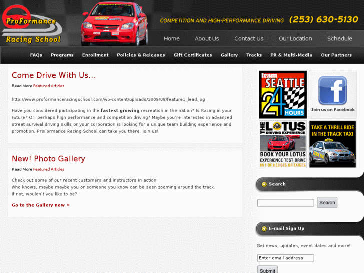 www.proformanceracingschool.com