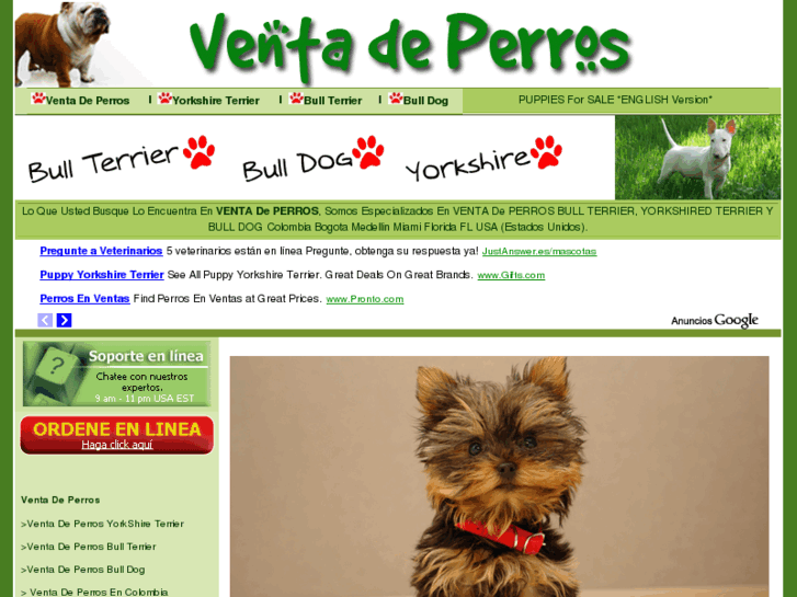 www.ventadeperros.us
