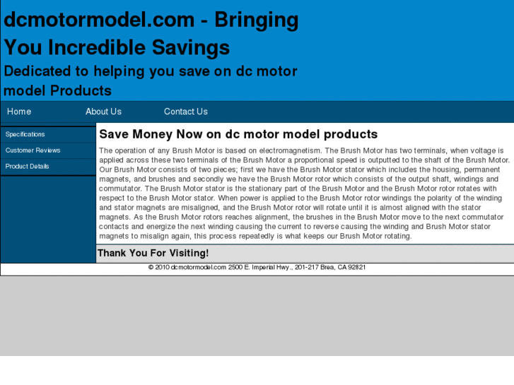 www.dcmotormodel.com