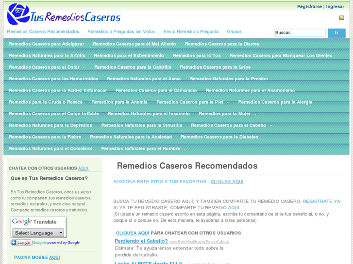www.tusremedioscaseros.com