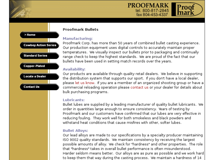 www.proofmarkbullets.com