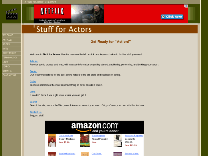www.stuffforactors.com